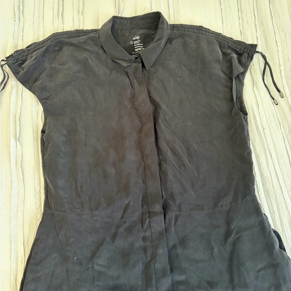 ADAY Something Special Shirt Dress | Size L - Picture 4 of 13
